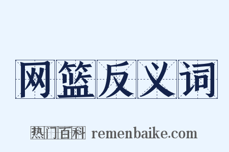 网篮反义词是什么意思的图片